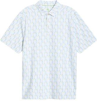 Tommy Bahama Emfielder Caddys & Cocktails IslandZone Polo in White at Nordstrom, Size Xxx-Large