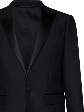 Dsquared2 Mens Suit Berlin Black Virgin Wool Suits