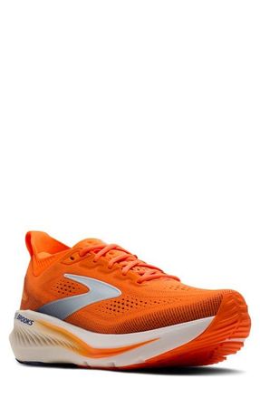 Brooks Glycerin GTS 23 Running Shoe in Shocking Orange/Blue/White at Nordstrom, Size 10.5