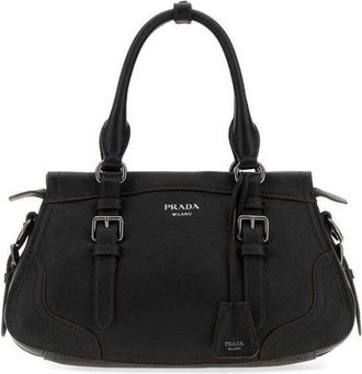 Prada Milano Shoulder Bag Black