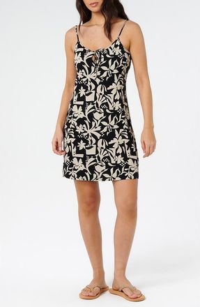 Rip Curl Surf Dreams Rib Minidress in Black at Nordstrom, Size Xx-Small