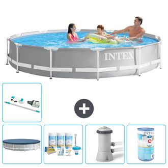 Intex Piscina Prism Frame Redonda - 366x76 Cm - 7-piezas S31907