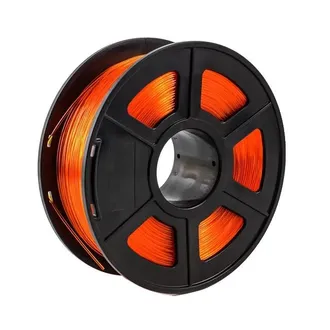 OEM Filamento Para Impresora 3d, Material Petg, F&aacute;cil Impresi&oacute;n, Color Naranja Transparente