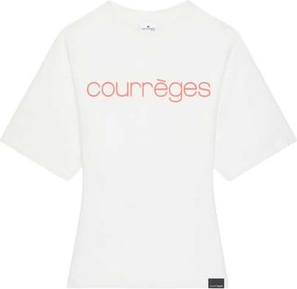 Courr&egrave;ges T-Shirt mit Courreges-Logo