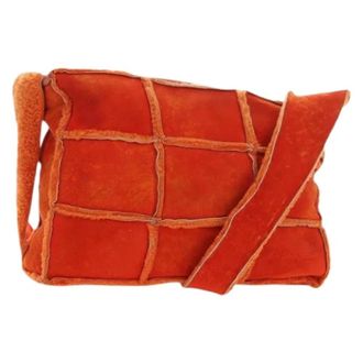 Chanel Pre-owned Cross Body Bags, female, Orange, Size: ONE SIZE Pre-owned Vintage Shoulder Bag