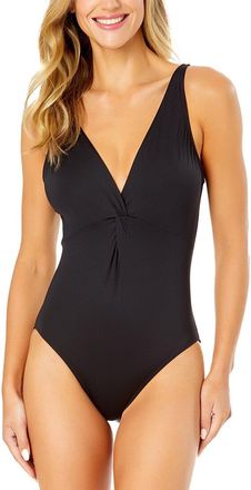 Anne Cole Plunge Twist One-Piece
