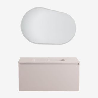 Sklum Sklum - Conjunto De Mueble De Ba&ntilde;o En Madera Con Lavabo Integrado Macrae