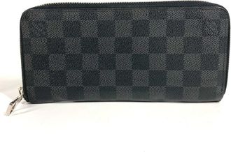 Louis Vuitton Damier Graphite Black Damier Graphite Long Wallet (Bi-Fold) (Pre-Owned)