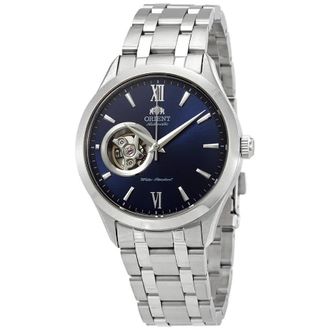 Orient Open Heart Automatic Blue Dial Mens Watch AG03001D