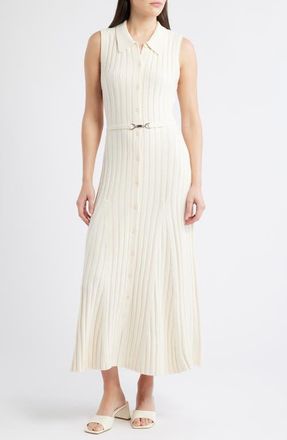 French Connection Babysoft Sleeveless Maxi Dress in Porcelain Cream at Nordstrom, Size X-Small