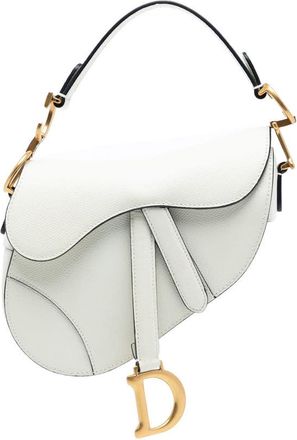 Dior Pre-owned Dior Mini Grained Calfskin Saddle Bag Ladies 09-MA-0220