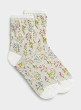 Simons Womens Spring blossom socks
