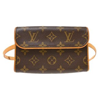 Louis Vuitton Florentine Waist Monogram Canvas Brown Canvas Handbag (Pre-Owned)