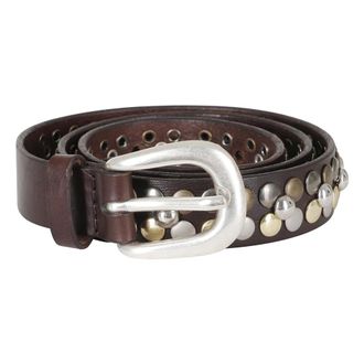 Orciani Cintura Bull Soft - Dames - Accessoires - Bruin - Maat: 90 CM Leer