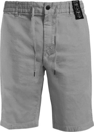 HUGO BOSS Hugo, Casual Shorts, male, Gray, Size: W36 Stretch Cotton Pants