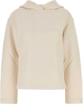 Max Mara Ivory Cotton Blend Gary Sweatshirt