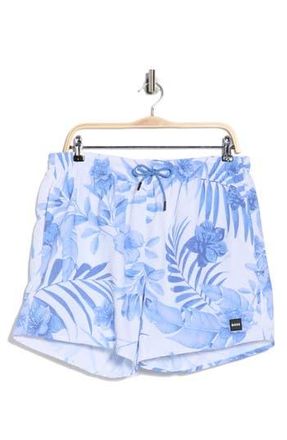 BOSS Piranha Drawstring Swim Trunks in Light/Pastel Blue at Nordstrom Rack, Size Xx-Large