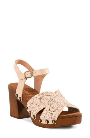 Seychelles Ravenna Ankle Strap Platform Sandal in Natural at Nordstrom, Size 8.5