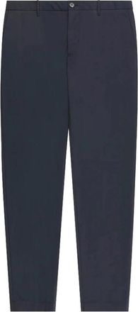Incotex Pantaloni - Heren - Chinos - Blauw - 3XL - Leer - Broeken