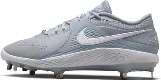 Nike Mens Diamond Gamer MTL Baseball Shoes in Grey | IU4451-001
