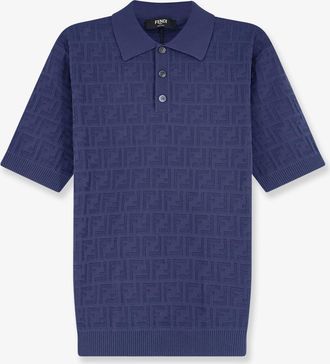 Fendi Polo FF in cotone - FENDI - gender_Man