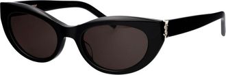 Saint Laurent Sunglasses, female, Black, 54 MM, Stylish Sunglasses SL M115