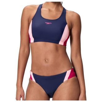 Speedo Colourblock Splice 2 Piece 2.0 Bikini f&uuml;r Damen | bunt