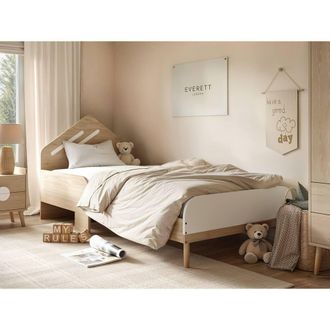 Flair Noah Single Bed Oak in White