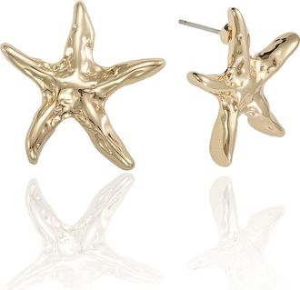 Ettika Starfish Stud Earrings in Gold at Nordstrom Rack