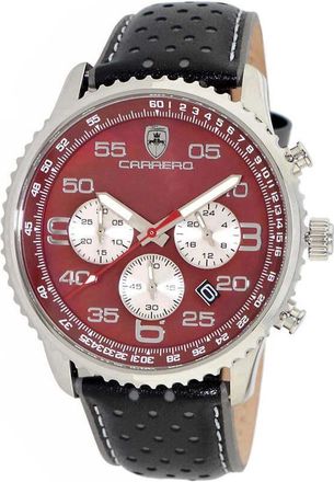 Torino Carrero Aureum Chronograph Tachymeter Chocolate Dial Mens Watch C1S7023-MR