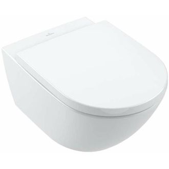 Villeroy & Boch Subway 3.0 - wc sospeso con copriwater SoftClosing, TwistFlush, bianco alpino 4670TS01 - Villeroy&boch