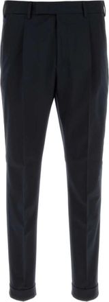 Pantaloni Torino Midnight Blue Pleated Pants