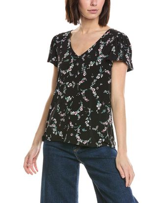 CeCe by Cynthia Steffe Cece V-Neck Tulip Sleeve Knit Top