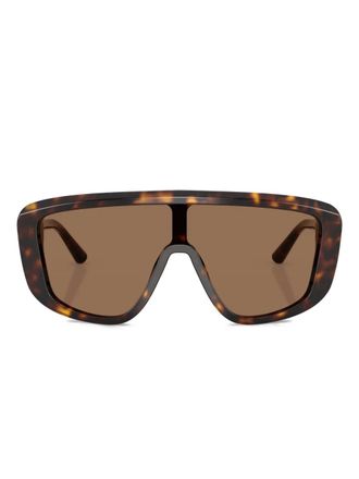 Dolce & Gabbana Eyewear full-rim sunglasses - men - Acetate - One Size - Brown