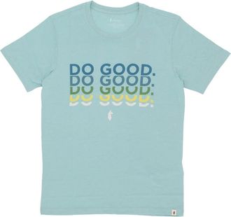 Cotopaxi Doe Goed Herhaal Tee Sea Glass - Heren - T-shirts - Groen - S - Katoen - Tops