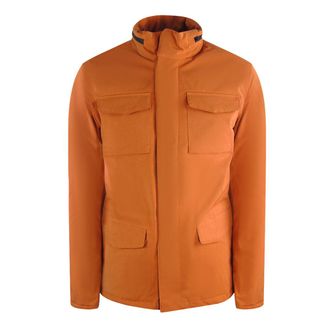 Aquascutum Mens Active Field Jacket Rust Orange - Size Medium