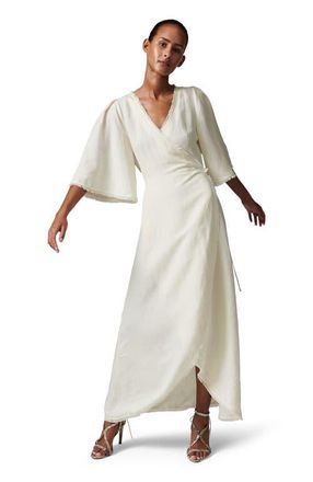 Day Birger Et Mikkelsen Camilla Wrap Maxi Dress in Jetstream at Nordstrom, Size 10