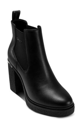 DKNY Tarquin Platform Chelsea Boot in Black at Nordstrom, Size 9.5