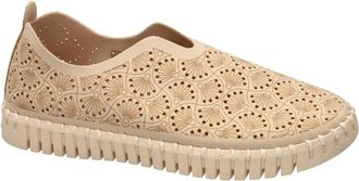 Ilse Jacobsen Schoenen, Dames, Beige, 38 EU, Leer, Tulip Flat