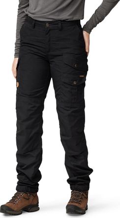 Fj&auml;llr&auml;ven Womens Vidda Pro Trousers Black 42 EU Short