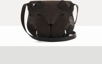 Vivienne Westwood Tiger Crossbody Leather Dark-brown