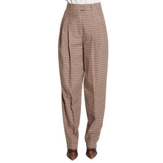 JEJIA Houndstooth Print Trousers - female - Jejia - Wide Trousers - Multicolor - 2XS - Trousers