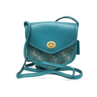Coach Pre-owned borse di pelle a tracolla - - Pre-owned - Donna - Blu - ONE SIZE