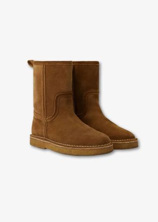 SOEUR Womens Texas Suede Boot In Miel