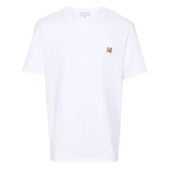 Maison Kitsun&eacute; Maison Kitsune Fox Head Patch Cotton T-Shirt, Size X-Small