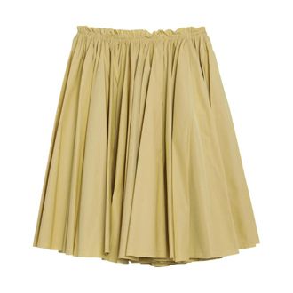 Ami Short Skirts, female, Green, Size: 2XS Midi Corolla Skirt