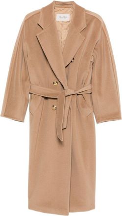Max Mara Madame Double-Breasted Wool Coat - Womens - Fabric