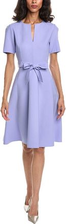 Oscar De La Renta Oscar De La Renta Wool-Blend Midi Dress