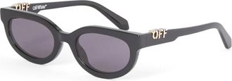 Off-white Zwart/Grijs Kat Zonnebril Sparks - unisex - Zonnebrillen - Zwart - ONE Size - Accessoires