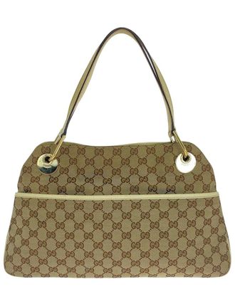 Gucci Beige Gg Canvas Tote (Authentic Pre-Loved)
